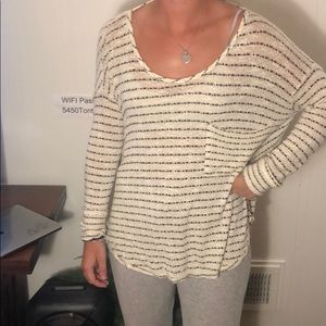 Open back free people long sleeve